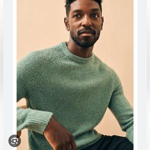 Faherty Donegal Wool Crewneck Sweater